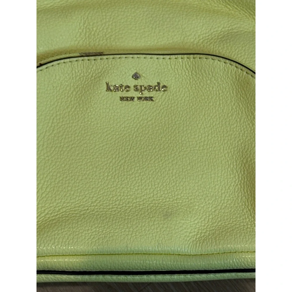 Kate Spade Butter Yellow Pebbled Leather Mini Backpack